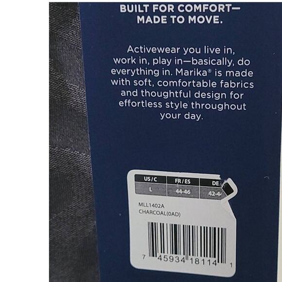 Marika Women’s High Waist Wave Leggings - Size Large, Charcoal Camo Print - Picture 8 of 9